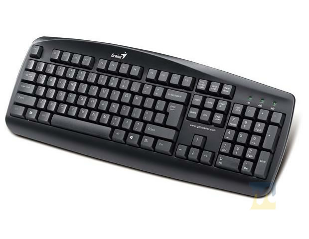 Teclado Genius KB-110X Espaol Keyboard USB Negro en MegaOffice.com.ve