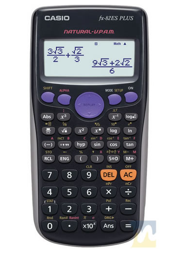 Calculadora Cientfica Casio FX-82ES Plus en MegaOffice.com.ve