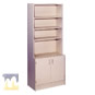 Ver Informaci�n de Biblioteca 3 Repisa, Puerta Batiente en Formica Med. 1,35x90x40 en MegaOffice.com.ve