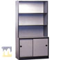 Ver Informaci�n de Biblioteca 3 Repisa, Puerta Corrediza en Formica Med. 1,35x90x40 en MegaOffice.com.ve