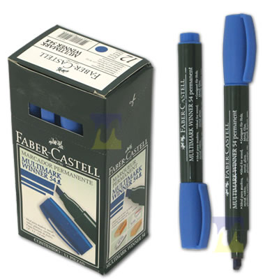 Marcador P/gruesa Faber Castell Azul
