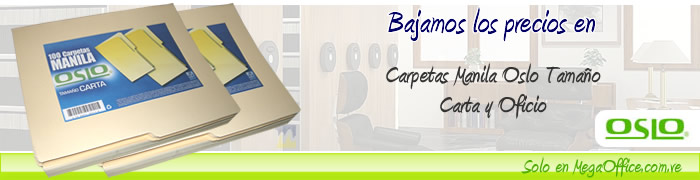 Venta de Carpetas Manila Oslo Tama�o Carta y Oficio en MegaOffice.com.ve
