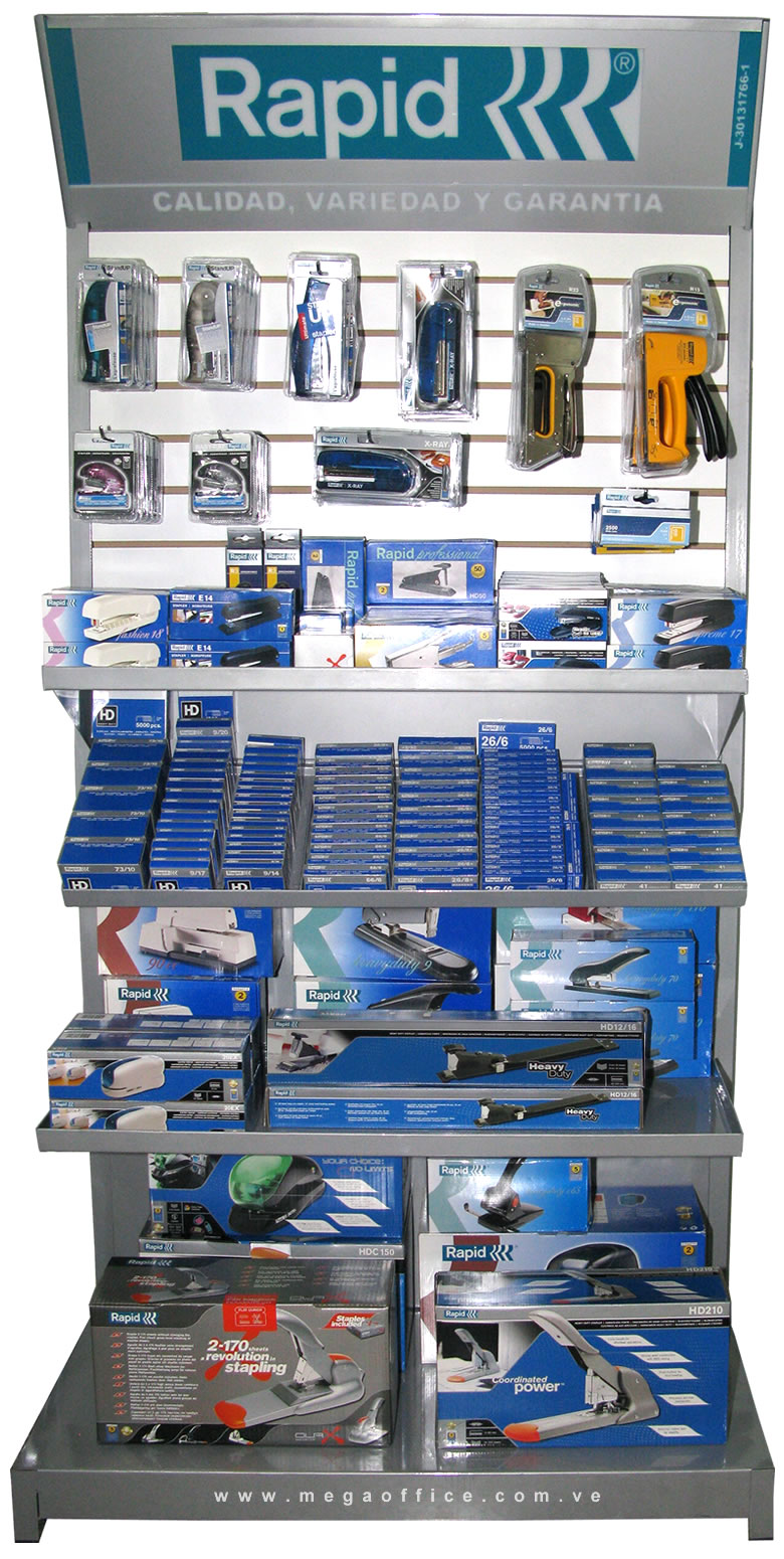 Engrapadoras / Clavadoras / Perforadoras Rapid para Textiles, Cartones, Oficina en MegaOffice.com.ve