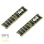 Memoria 2 GB PC2-5300 DDR2 (2 x 1 GB) single rank Kit