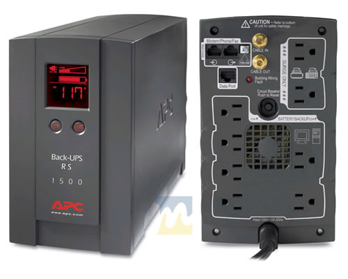 Ver Información de Ups APC 1500 VA Back-UPS BR1500LCD en MegaOffice.com.ve