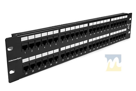 Patch Panel de 48 Puertos Cat. 6