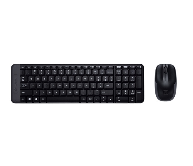 Ver Información de Teclado y Mouse Logitech MK220 Wireless Negro en MegaOffice.com.ve