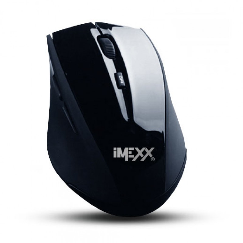 Ver Información de Mouse Óptico Imexx IME-26415 Wireless Negro en MegaOffice.com.ve