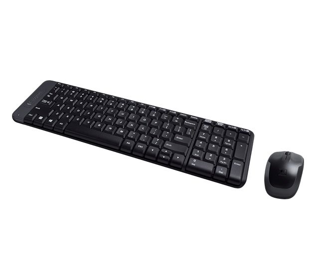 Ver Información de Teclado y Mouse Logitech MK220 Wireless Negro en MegaOffice.com.ve