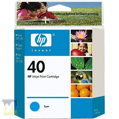 Ver Información de Cartucho de Tinta HP N° 40 51640C Azul en MegaOffice.com.ve