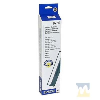 Cinta para Impresora Epson 8750 Negra