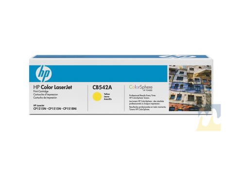 Ver Información de Toner Laserjet HP CB542A Amarillo en MegaOffice.com.ve
