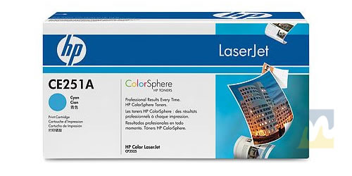 Ver Información de Toner Laserjet HP CE251A Azul en MegaOffice.com.ve