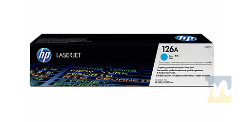 Toner Laserjet HP N 126A CE311A Azul