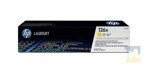 Ver Información de Toner Laserjet HP Nº 126A CE312A Amarillo en MegaOffice.com.ve