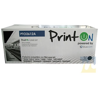 Ver Información de Toner Printon Pto2612A Compatible HP 12A Negro en MegaOffice.com.ve