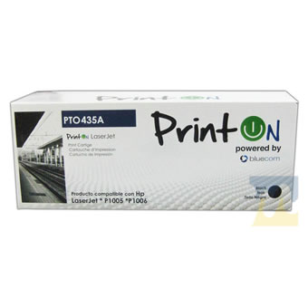 Ver Información de Toner Printon Pto435A Compatible HP 35A Negro en MegaOffice.com.ve