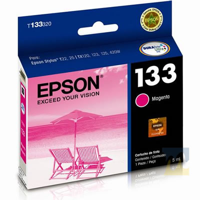 Cartucho de Tinta Epson N 133 T133320 Rojo