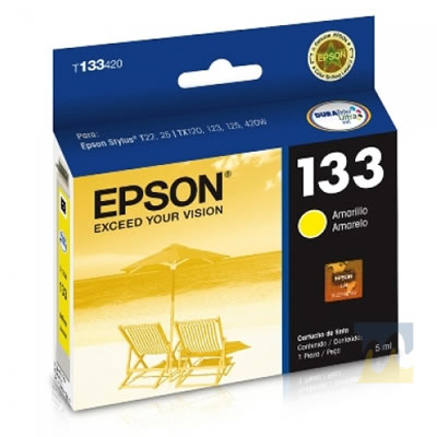 Cartucho de Tinta Epson N 133 T133420 Amarillo