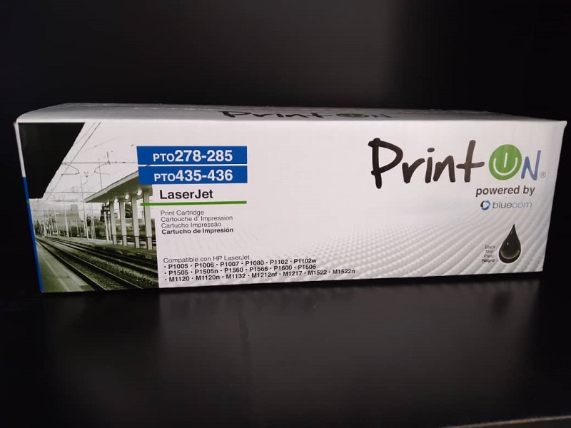 Toner Printon PtoUnivers PTO278/285/435/436/338 Compatible HP Negro