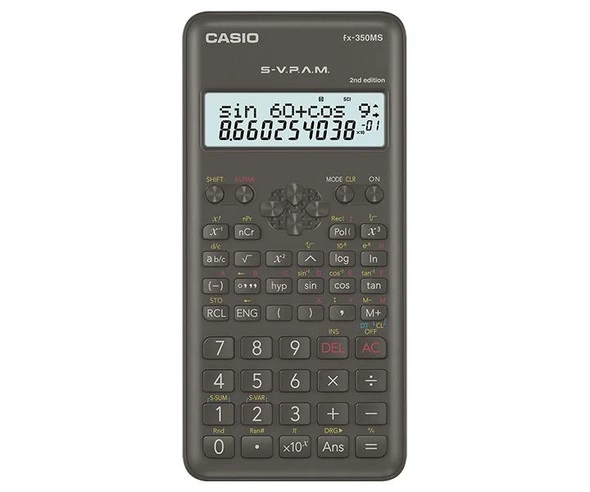 Ver Información de Calculadora Cientfica Casio FX-350MS-2 en MegaOffice.com.ve