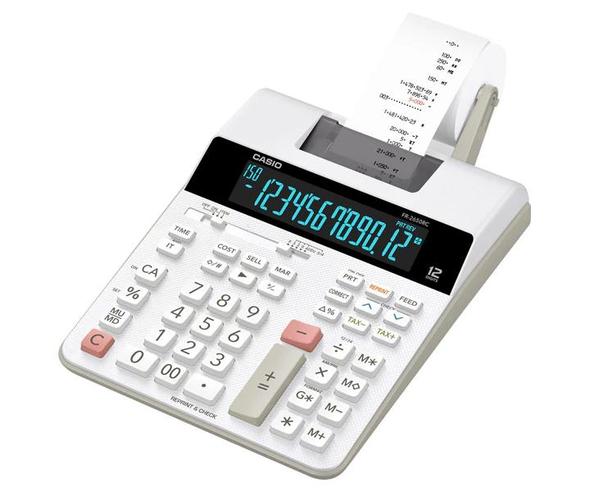 Ver Información de Calculadora 12 Dígitos con Impresora Casio FR-2650RC en MegaOffice.com.ve