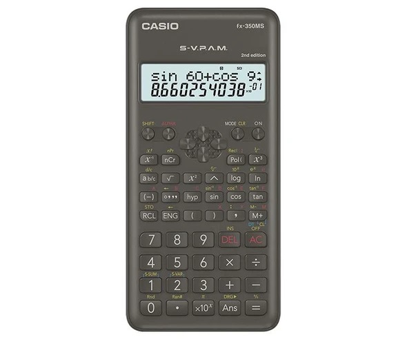 Ver Información de Calculadora Científica Casio FX-350MS-2 en MegaOffice.com.ve