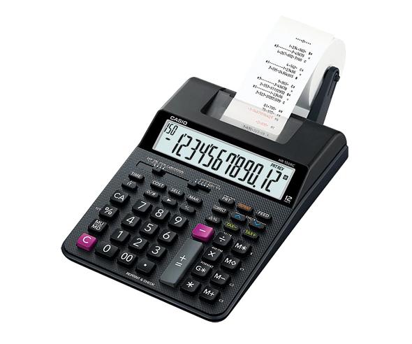 Ver Información de Calculadora 12 Dígitos con Impresora Casio HR-100RC en MegaOffice.com.ve