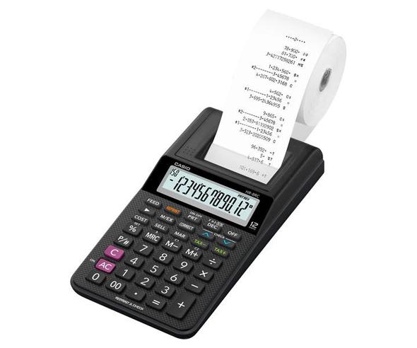 Ver Información de Calculadora 12 Dígitos con Impresora Casio HR-8RC en MegaOffice.com.ve