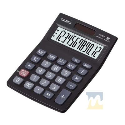 Calculadora 12 Dgitos de Mesa Casio MZ-12S