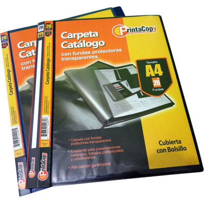 Ver Información de Carpeta P/catlogo 20 Hojas en MegaOffice.com.ve