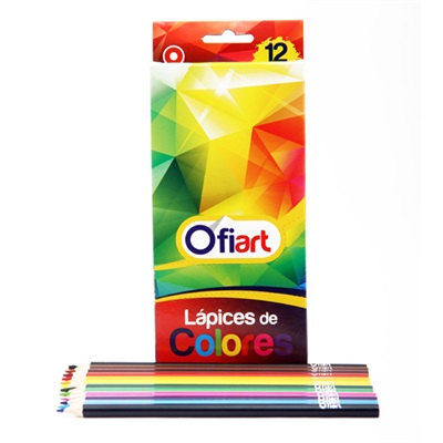 Ver Información de Creyones de Madera Ofiart 12 Colores en MegaOffice.com.ve