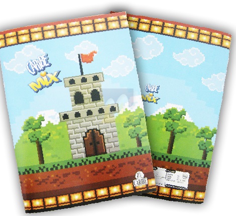 Cuaderno Engrapado Caribe Cuadriculado 64 H