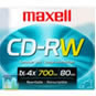 CD-RW  Regrabable Maxell 48X 700 MB 80 Min