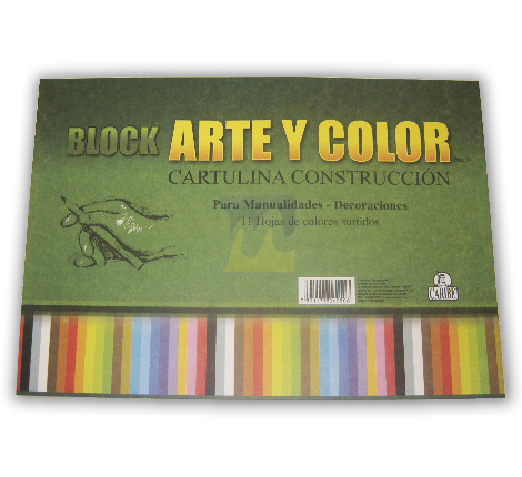 Ver Información de Block de Cartulina de Construcción Caribe ArteColor en MegaOffice.com.ve