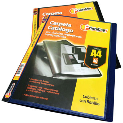 Carpeta P/catlogo 40 Hojas