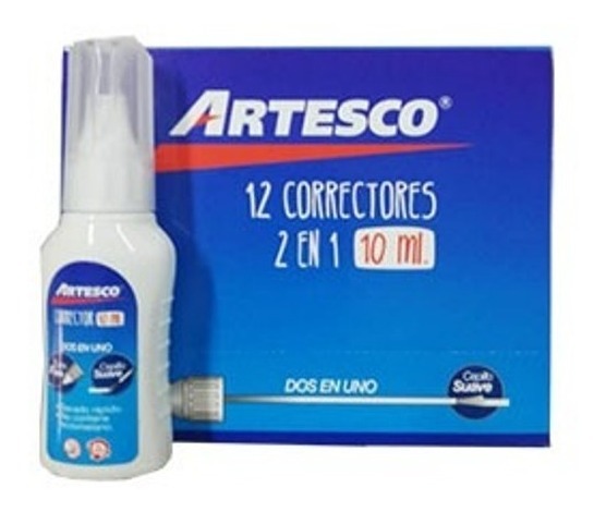 Corrector Lquido Artesco 2 en 1