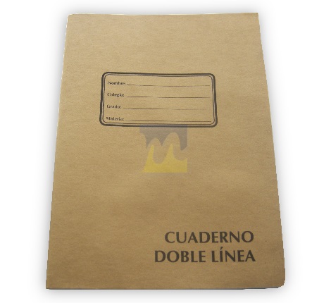 Cuaderno Engrapado Doble Linea 50 H