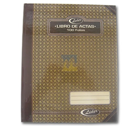 Libro de Acta 100 Folios