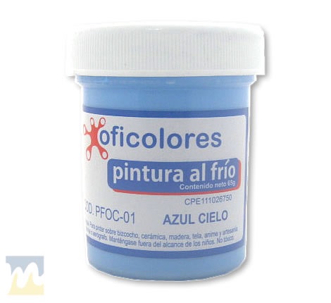 Pintura al Fro Azul Mar Caribe