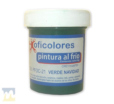 Ver Información de Pintura al Fro Verde Navidad en MegaOffice.com.ve