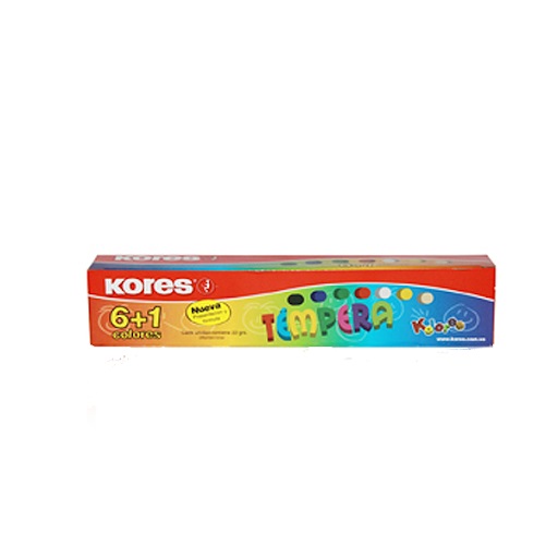 Tempera Kores 6+1 Colores