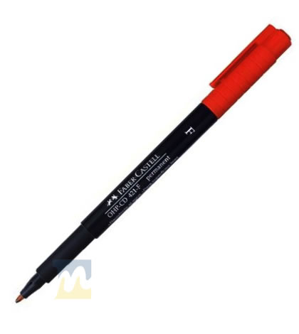 Marcador de Cd Faber Castell 421-S Rojo