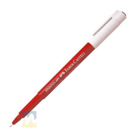 Marcador P/ultrafina Faber Castell Rojo