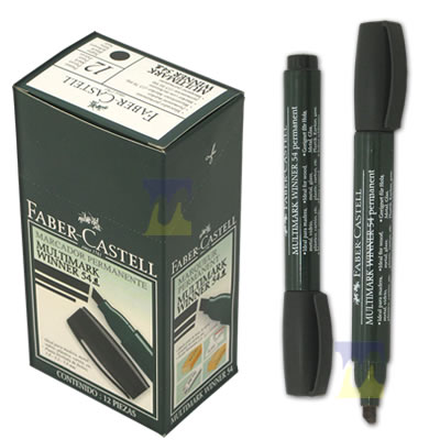 Marcador P/gruesa Faber Castell Negro