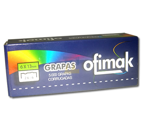 Ver Información de Grapa Corrugada Ofimak en MegaOffice.com.ve
