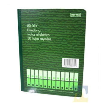 Libreta Indice Norma Grande