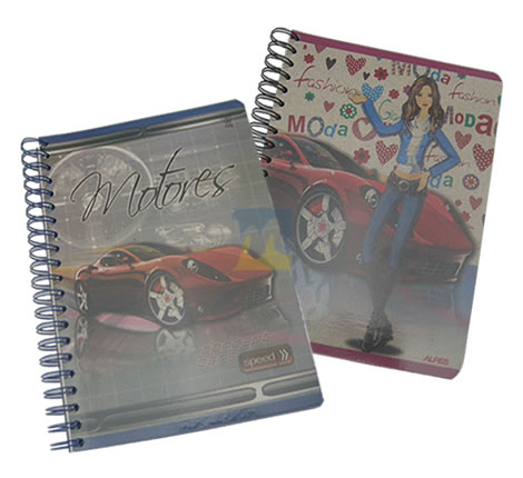 Libreta Espiral 6 Materias Alpes Grande