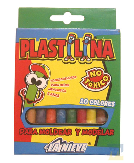 Plastilina La Nieve 10 Colores