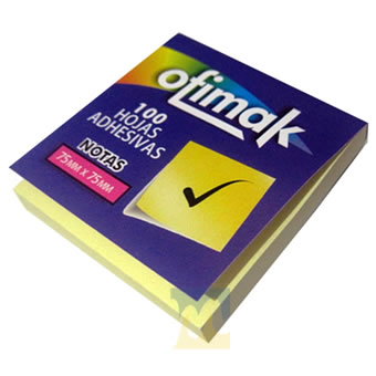 Taco Autoadhesivo Ofimak 654 3x3